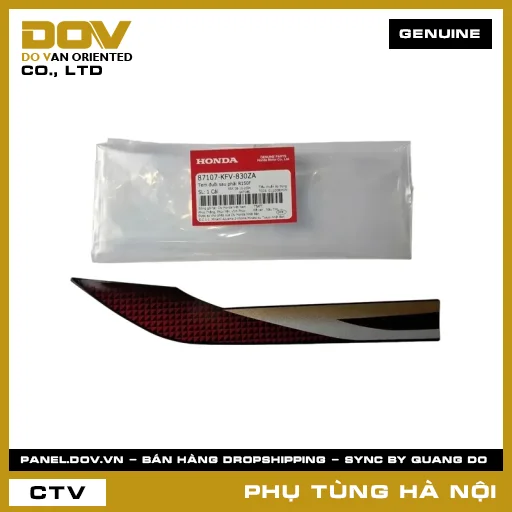 MÃ PHỤ TÙNG : 87107KFV830ZA TEM ĐUÔI SAU PHẢI R150F — 87107KFV830ZA