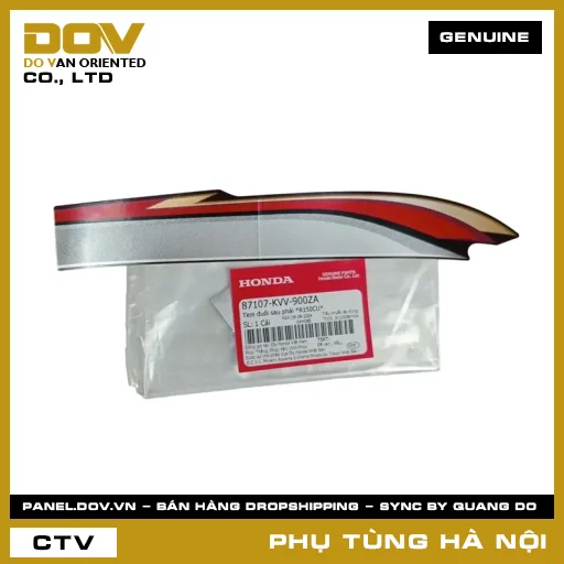 MÃ PHỤ TÙNG : 87107KVV900ZA TEM ĐUÔI SAU PHẢI *R150CU* — 87107KVV900ZA