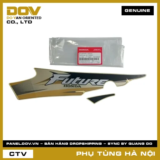 MÃ PHỤ TÙNG : 87108KFL830ZC TEM ỐP SƯỜN TRÁI *YR183M* — 87108KFL830ZC