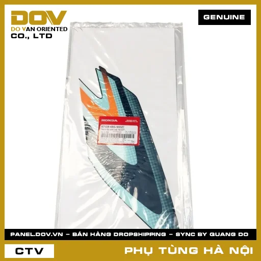 MÃ PHỤ TÙNG : 87108KRS900ZC TEM A ỐP SƯỜN TRÁI *B142P* — 87108KRS900ZC