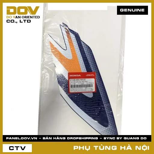 MÃ PHỤ TÙNG : 87108KRS900ZE TEM A ỐP SƯỜN TRÁI *PB171MU* — 87108KRS900ZE