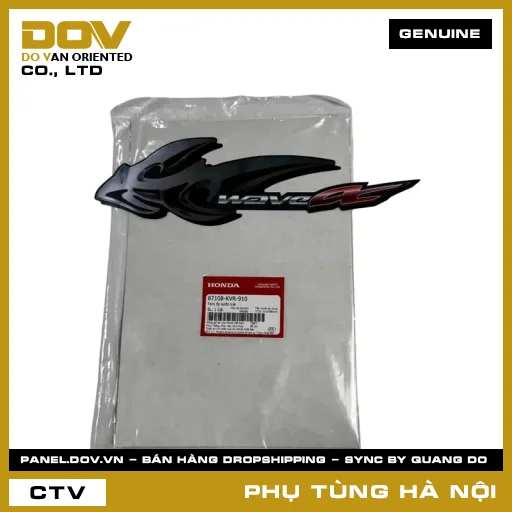 MÃ PHỤ TÙNG : 87108KVR910 TEM ỐP SƯỜN TRÁI — 87108KVR910