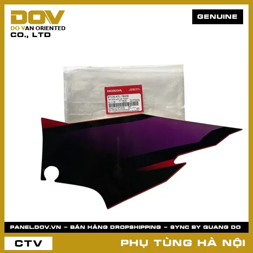 MÃ PHỤ TÙNG : 87109KTL780ZB TEM B ỐP SƯỜN TRÁI *R263* — 87109KTL780ZB
