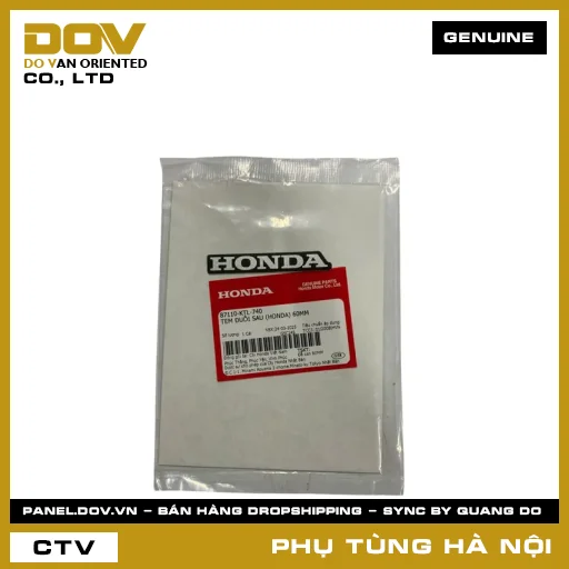 MÃ PHỤ TÙNG : 87110KTL740 TEM ĐUÔI SAU (HONDA) 60MM — 87110KTL740