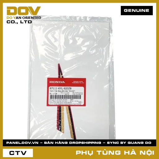 MÃ PHỤ TÙNG : 87111KYL920ZB TEM C ỐP ỐNG YẾM TRÁI *R313C* — 87111KYL920ZB