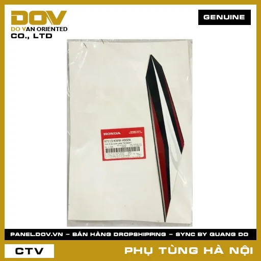 MÃ PHỤ TÙNG : 87113KWWV00ZA TEM B ỐP SƯỜN PHẢI *NHA69P* — 87113KWWV00ZA