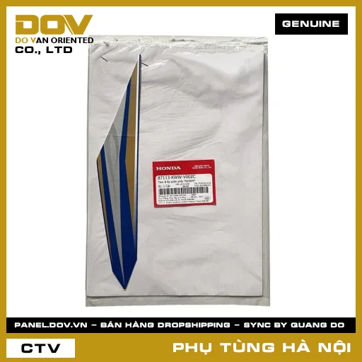 MÃ PHỤ TÙNG : 87113KWWV00ZC TEM B ỐP SƯỜN PHẢI *B206M* — 87113KWWV00ZC