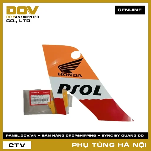 MÃ PHỤ TÙNG : 87114KVRV80ZA TEM A ỐP YẾM TRÁI *PB383M* — 87114KVRV80ZA