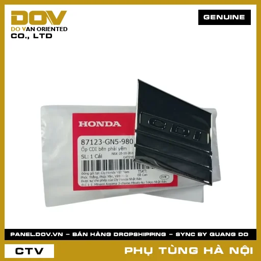 MÃ PHỤ TÙNG : 87123GN5980 ỐP CDI BÊN PHẢI YẾM — 87123GN5980