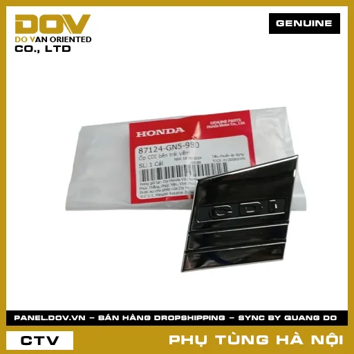 MÃ PHỤ TÙNG : 87124GN5980 ỐP CDI BÊN TRÁI YẾM — 87124GN5980