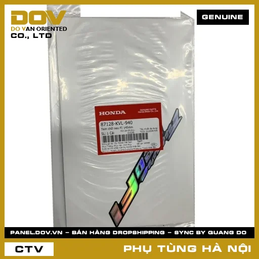 MÃ PHỤ TÙNG : 87128KVL940 TEM CHỮ NEO FI 145MM — 87128KVL940
