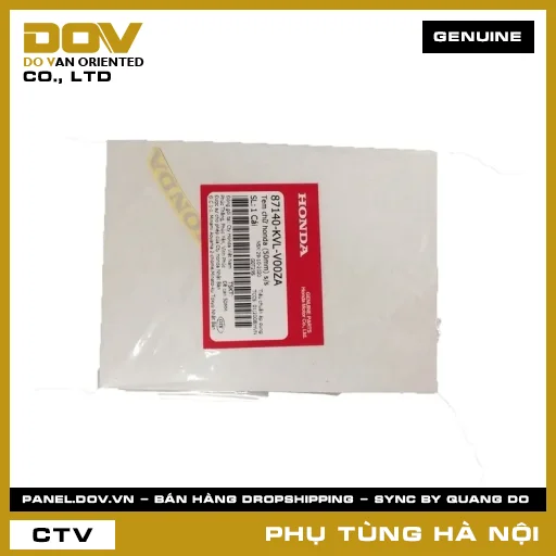 MÃ PHỤ TÙNG : 87140KVLV00ZA TEM CHỮ HONDA (50MM) S/S — 87140KVLV00ZA