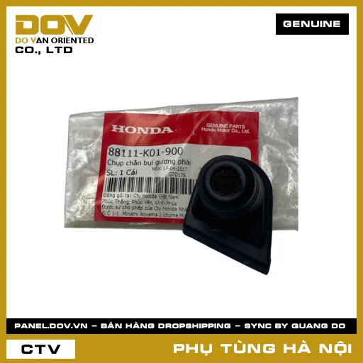 MÃ PHỤ TÙNG : 88111K01900 CHỤP CHẮN BỤI GƯƠNG PHẢI — 88111K01900