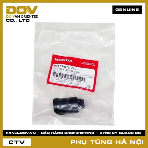 MÃ PHỤ TÙNG : 88113KTL740 CHỤP CAO SU ỐC KHOÁ GƯƠNG — 88113KTL740