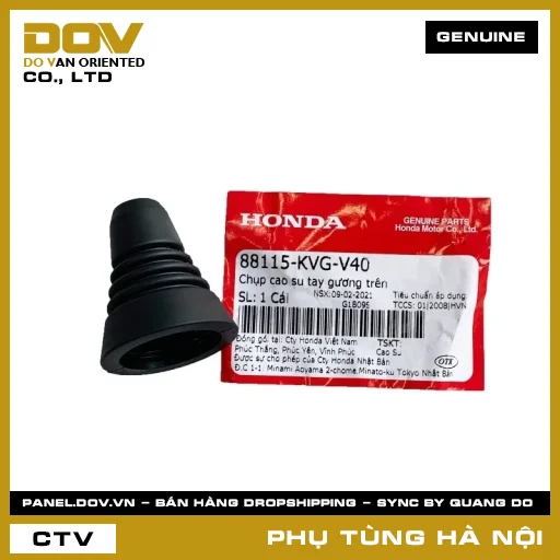 MÃ PHỤ TÙNG : 88115KVGV40 CHỤP CAO SU TAY GƯƠNG TRÊN — 88115KVGV40