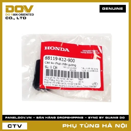 MÃ PHỤ TÙNG : 88119K12900 CAO SU CHỤP CHÂN GƯƠNG — 88119K12900