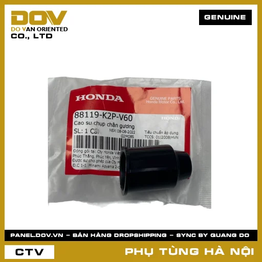 MÃ PHỤ TÙNG : 88119K2PV60 CAO SU CHỤP CHÂN GƯƠNG — 88119K2PV60