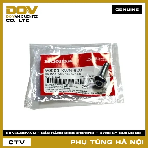 MÃ PHỤ TÙNG : 90003KWN900 BU LÔNG BƠM DẦU 6X23.5 — 90003KWN900