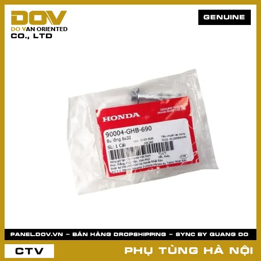 MÃ PHỤ TÙNG : 90004GHB690 BU LÔNG 6X32 — 90004GHB690