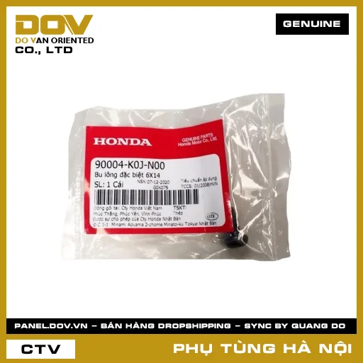 MÃ PHỤ TÙNG : 90004K0JN00 BU LÔNG ĐẶC BIỆT 6X14 — 90004K0JN00