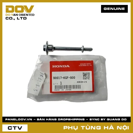 MÃ PHỤ TÙNG : 90017KGF900 BU LÔNG NẮP ĐẦU QUY LÁT — 90017KGF900