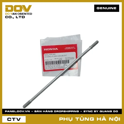 MÃ PHỤ TÙNG : 90031KFM900 GUDÔNG XYLANH A 6X199.5X7 — 90031KFM900