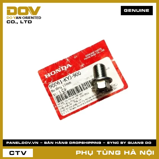 MÃ PHỤ TÙNG : 90061KYJ900 BU LÔNG 12MM — 90061KYJ900