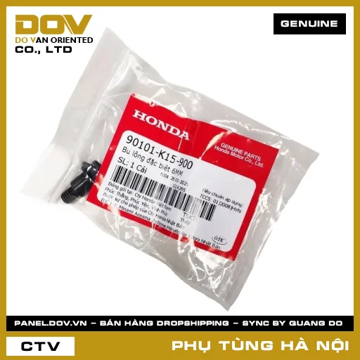MÃ PHỤ TÙNG : 90101K15900 BU LÔNG ĐẶC BIỆT 6MM — 90101K15900