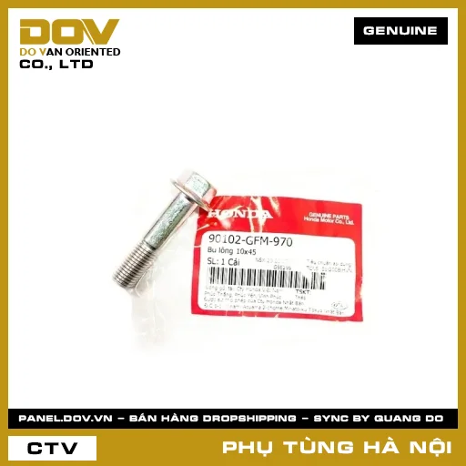 MÃ PHỤ TÙNG : 90102GFM970 BU LÔNG 10X45 — 90102GFM970