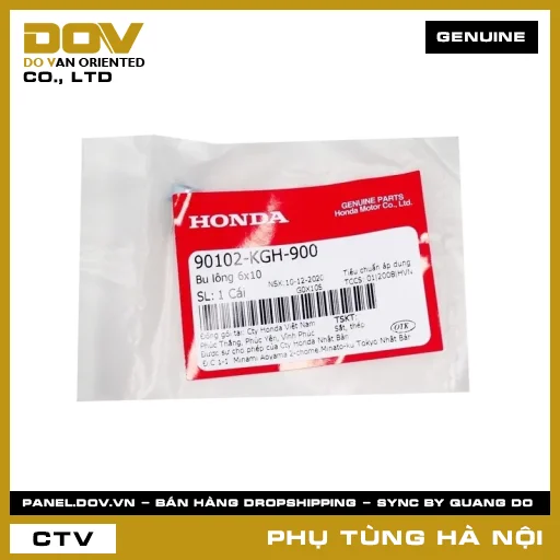 MÃ PHỤ TÙNG : 90102KGH900 BU LÔNG 6X10 — 90102KGH900