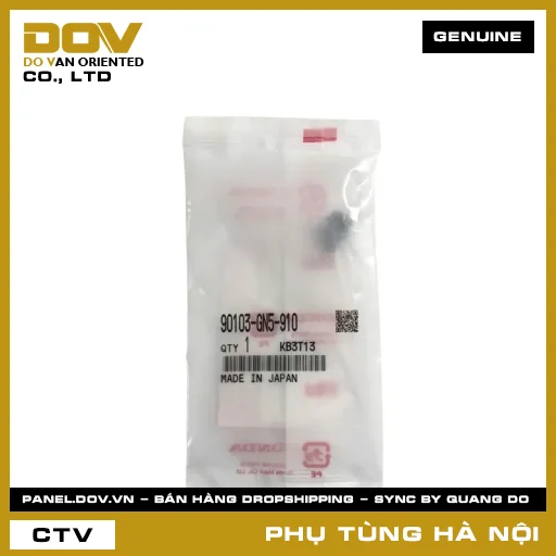 MÃ PHỤ TÙNG : 90103GN5910 VÍT BẮT ĐÈN TRƯỚC — 90103GN5910