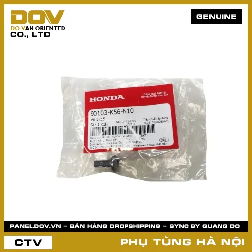 MÃ PHỤ TÙNG : 90103K56N10 VÍT 5X15 — 90103K56N10