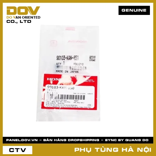 MÃ PHỤ TÙNG : 90103KAN850 VÍT 5X12 — 90103KAN850