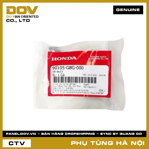 MÃ PHỤ TÙNG : 90105GBG000 VÍT 6X13 — 90105GBG000