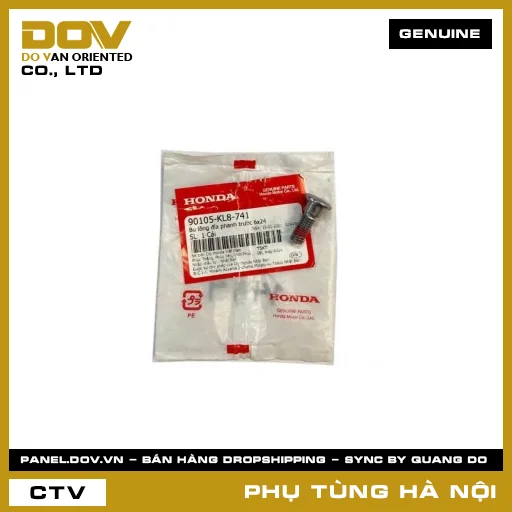 MÃ PHỤ TÙNG : 90105KL8741 BU LÔNG ĐĨA PHANH TRƯỚC 8X24 — 90105KL8741