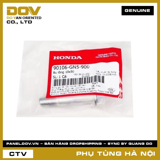 MÃ PHỤ TÙNG : 90106GN5900 BU LÔNG 10X50 — 90106GN5900