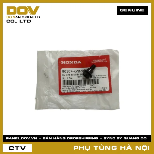 MÃ PHỤ TÙNG : 90107KVB900 BU LÔNG ĐẶC BIỆT 6MM — 90107KVB900