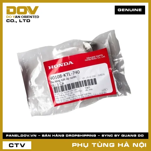 MÃ PHỤ TÙNG : 90108KTL740 BU LÔNG BẮT ỐP SƯỜN — 90108KTL740