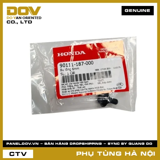 MÃ PHỤ TÙNG : 90111187000 BU LÔNG 6MM — 90111187000
