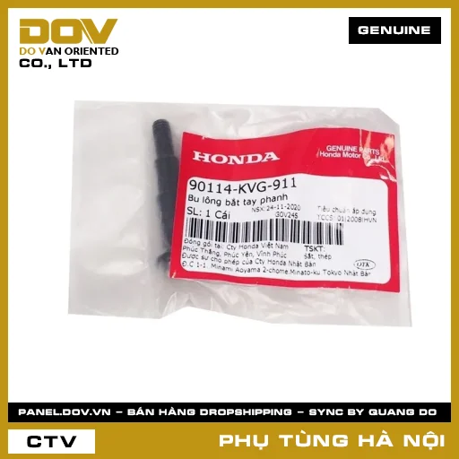 MÃ PHỤ TÙNG : 90114KVG911 BU LÔNG BẮT TAY PHANH — 90114KVG911