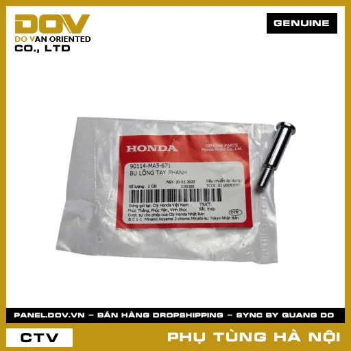 MÃ PHỤ TÙNG : 90114MA5671 BU LÔNG TAY PHANH — 90114MA5671