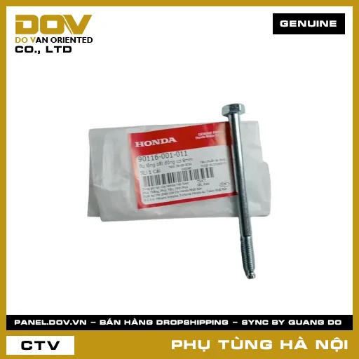 MÃ PHỤ TÙNG : 90116001011 BU LÔNG BẮT ĐỘNG CƠ 8MM — 90116001011