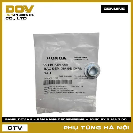 MÃ PHỤ TÙNG : 90116KEV900 BẠC ĐỆM GIÁ ĐỂ CHÂN SAU — 90116KEV900