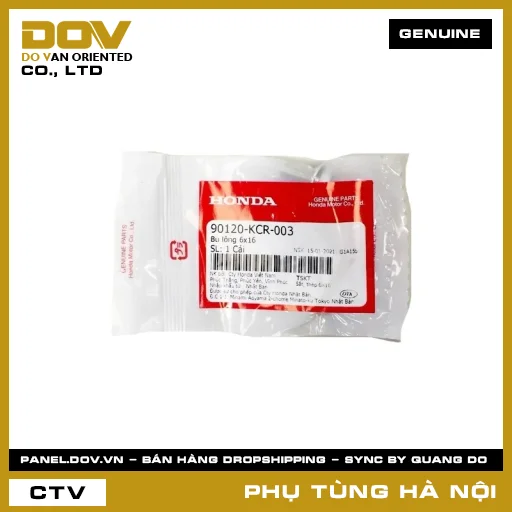MÃ PHỤ TÙNG : 90120KCR003 BU-LÔNG CÓ VÒNG ĐỆM 6X16 — 90120KCR003