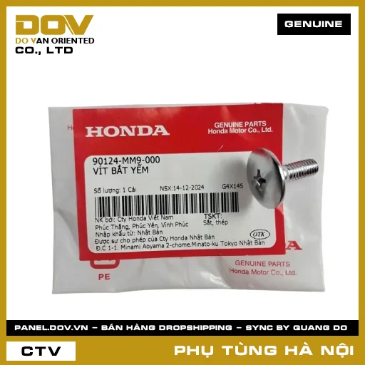 MÃ PHỤ TÙNG : 90124MM9000 VÍT BẮT YẾM — 90124MM9000