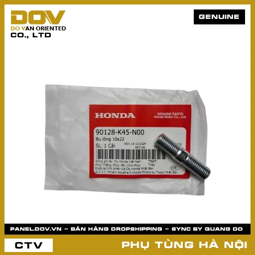 MÃ PHỤ TÙNG : 90128K45N00 BU LÔNG 10X22 — 90128K45N00