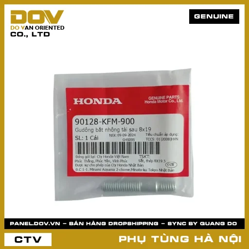 MÃ PHỤ TÙNG : 90128KFM900 GUDÔNG BẮT NHÔNG TẢI SAU 8X19 — 90128KFM900