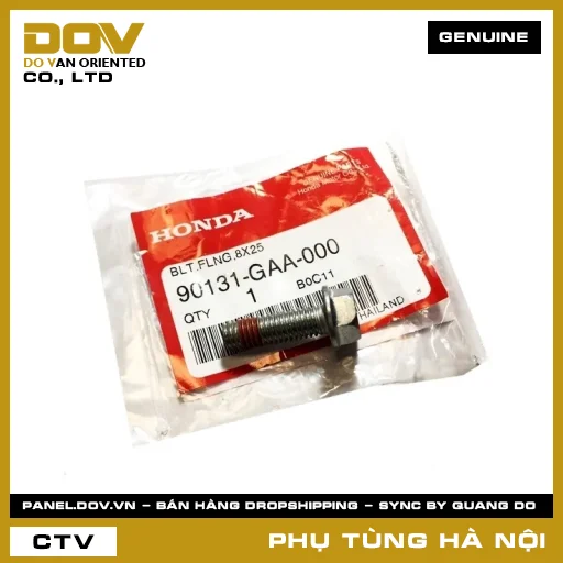 MÃ PHỤ TÙNG : 90131GAA000 BU LÔNG 8X25 — 90131GAA000