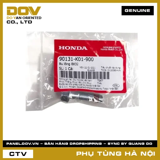 MÃ PHỤ TÙNG : 90131K01900 BU LÔNG 8X32 — 90131K01900