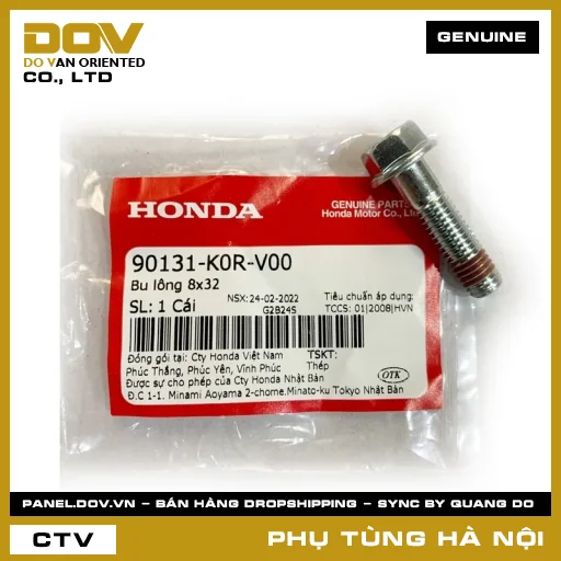 MÃ PHỤ TÙNG : 90131K0RV00 BU LÔNG 8X32 — 90131K0RV00